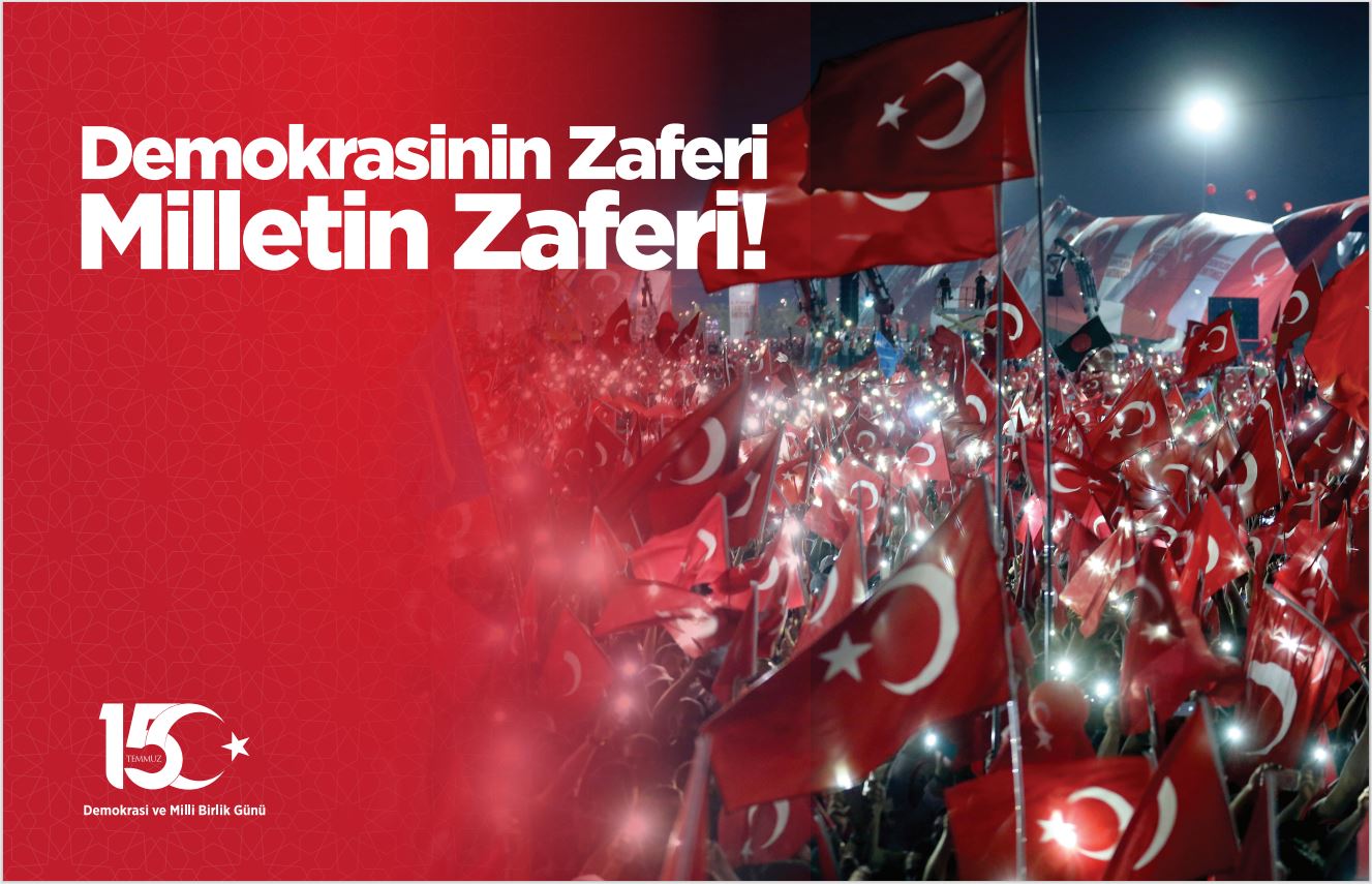 15 Temmuz Şehitlerimizi rahmetle anıyoruz