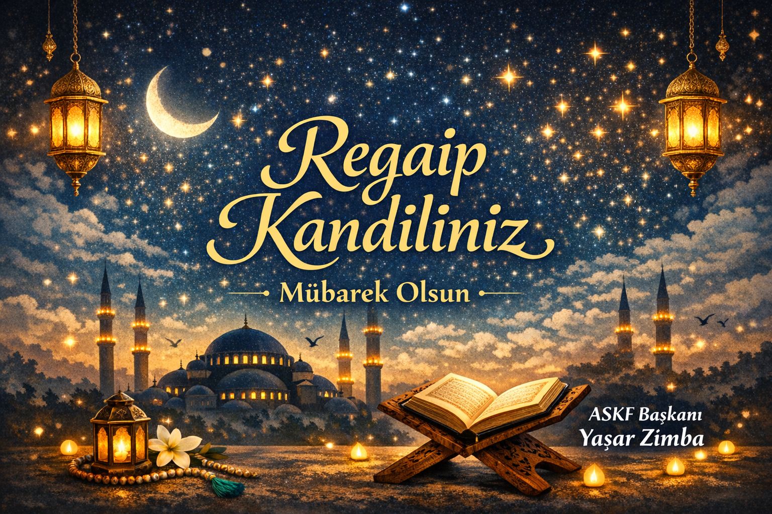 Regaip Kandiliniz Mübarek Olsun